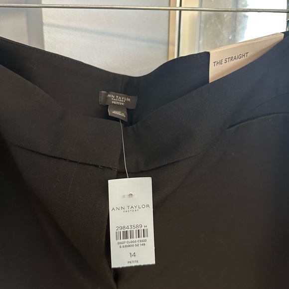 Brand New: Ann Taylor Factory Store “The Straight” work pants. Size 14P - Picture 4 of 5